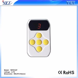 Control remoto de 5 botones para aplicación en casa, 2017 mhz, YET2127, 433 - Product Image 2
