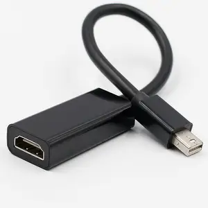 Promoção para Mini DP conversor de cabo HDMI Adaptador Mini DisplayPort Porta de exibição DP para HDMI Adaptador Notebook Macbook Pro Air