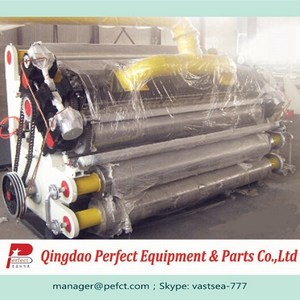 1400-2800mm भाप हीटिंग 2 प्लाई 3 प्लाई 5 प्लाई बांसुरी नालीदार गत्ता बनाने शिल्प नालीदार कागज corrugating मशीन - Product Image 4