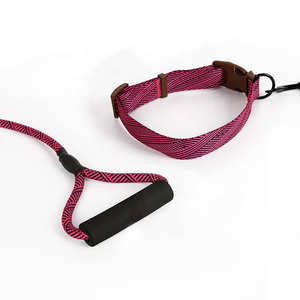 De servicio pesado trenzado Paracord reflectante perro moda Slip perro Collar - Product Image 2