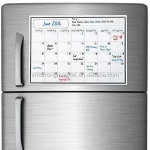 厨房用磁性冰箱日历干式擦除磁铁板