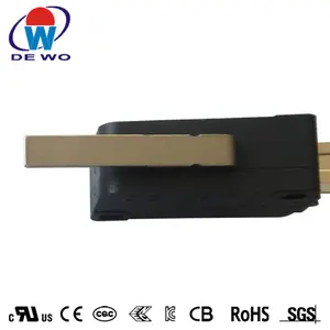 Microwave Switch With Long Lever SPDT Black Color 10a 16a 20a 250v Micro Switch