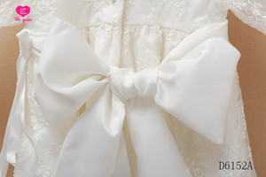 D9152A nouveau bébé baptême longues robes baptême baptême <span class=keywords><strong>robe</strong></span> avec chapeau - Product Image 4