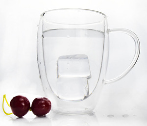 250 ml haute borosilicate matériel <span class=keywords><strong>bodum</strong></span> à <span class=keywords><strong>double</strong></span> <span class=keywords><strong>paroi</strong></span> tasse en <span class=keywords><strong>verre</strong></span> avec poignée - Product Image 3