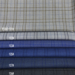 Tessuto Estivo Sottile in Misto Poliestere Viscosa TR, <span class=keywords><strong>Tweed</strong></span> a Quadri per Abiti da Uomo, Pantaloni e Blazer - Product Image 2