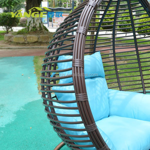 Fauteuil suspendu en rotin de couleur marron, <span class=keywords><strong>nid</strong></span> d'oiseau, balançoire d'intérieur pour adultes - Product Image 3