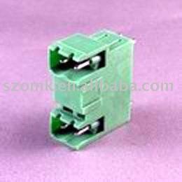 Deux rangée. pluggable terminal block, pcb bornier à vis, vert 5.08 pitch - Product Image 1