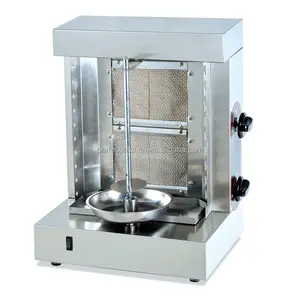 Commercial Gas 2 Burners Doner Kebab Machine for Shawarma