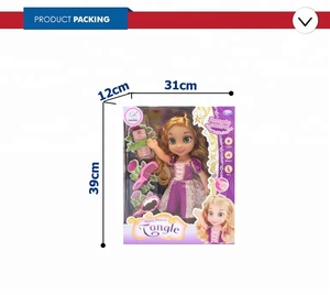 Cheveux longs princesse en plastique bébé poupée jouets <span class=keywords><strong>pour</strong></span> filles - Product Image 5