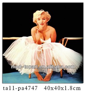 <span class=keywords><strong>Marilyn</strong></span> <span class=keywords><strong>monroe</strong></span> estrella de cine canvas pintura para la pared - Product Image 1