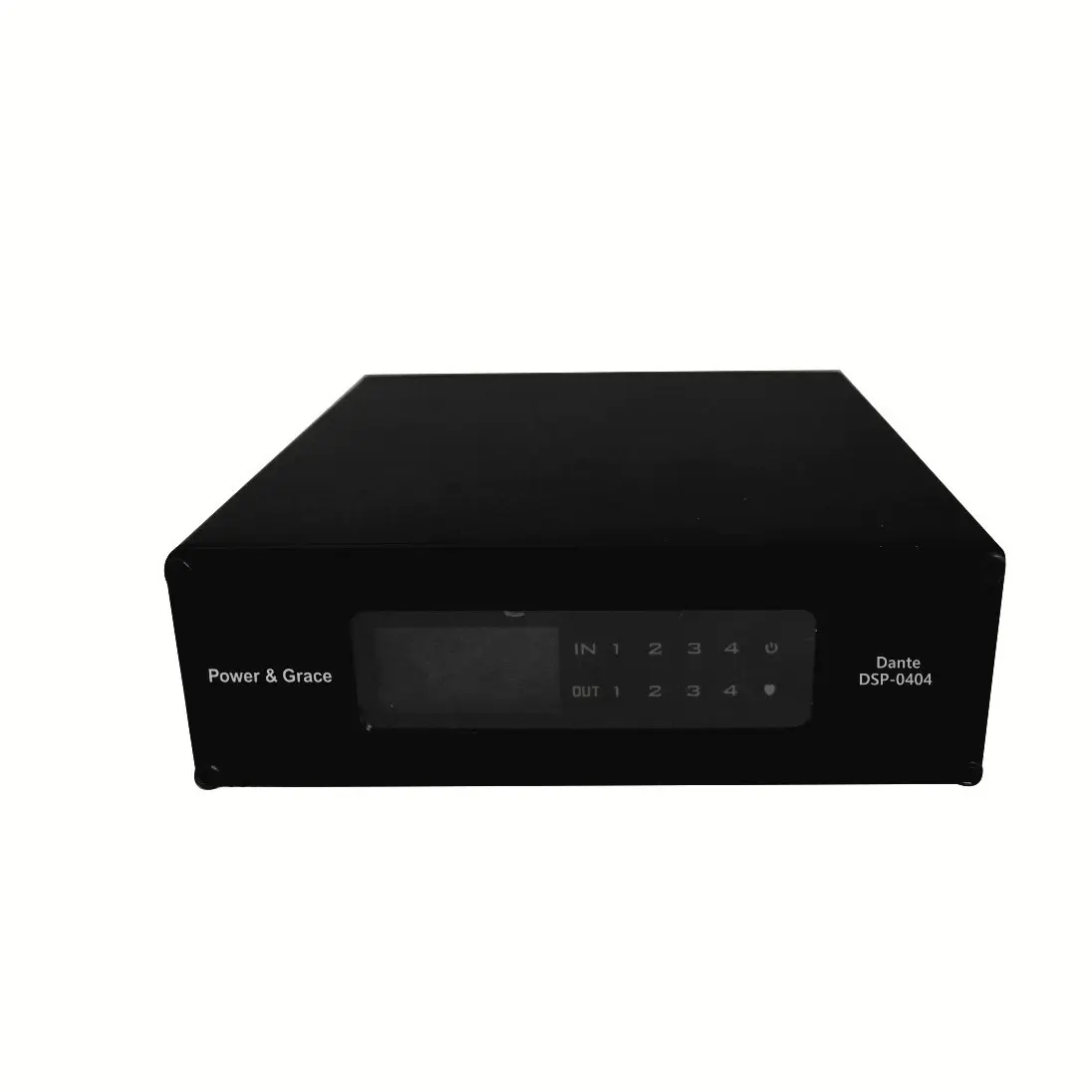 Prosesor Sinyal Digital DSP Terpadu RS485 5 Band PEQ 4 Input 4 Output Dante Jaringan Sistem Audio Transmitter dengan Kompresor