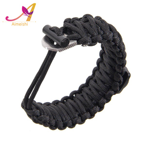 550 paracord pulsera con brújula insignia del laser personalizado paracord supervivencia pulseras con kit de supervivencia - Product Image 2
