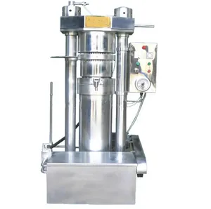 Máquina de óleo de imprensa fria hidráulica automática completa de alta pressão para óleo de bambu