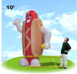 <span class=keywords><strong>3</strong></span> metri di ottimo venduto gonfiabili hotdog ballooons, salsiccia gonfiabile per le promozioni - Product Image 1
