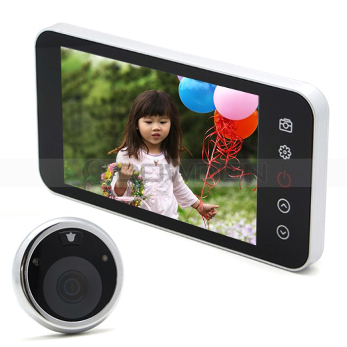 4.0 inch LCD Digital Door Viewer Night Vison Record Video Taking Picture