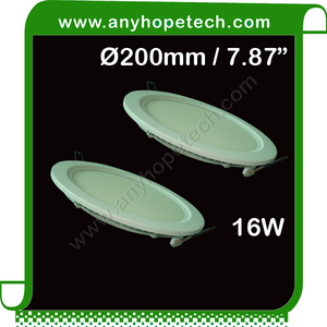 <span class=keywords><strong>ronda</strong></span> empotrada <span class=keywords><strong>en</strong></span> aleación de aluminio de diámetro 200mm 16w luz de techo moderna - Product Image 1