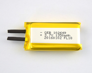 GEB 3.7 v 1350 mah li-ion rechargeable batterie 102649 3.7 v 1350 mah - Product Image 1