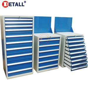 stainless steel tool trolley used in garage tool cabinet