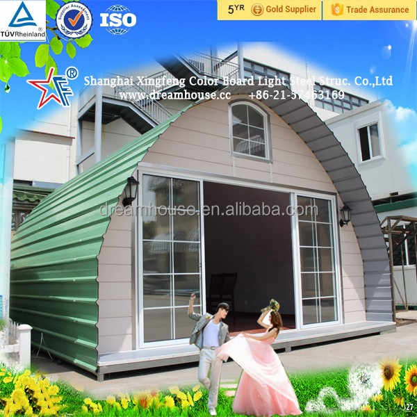 Good Quality Steel Structure Prefab Dome Homes/new Style Cheap Arched