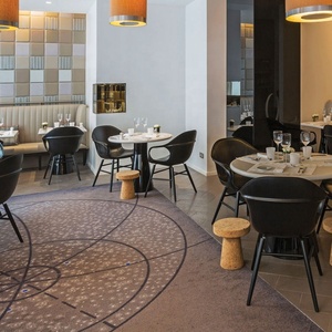 วอลเตอร์ติดผนังลายดอกไม้พรมโรงแรมขนแกะดีไซน์แบบ Axminster - Product Image 4