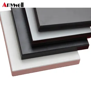 Amywell免费样品防火黑芯紧凑型层压板hpl formica片材