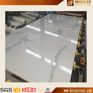Ingeniería artificial Piedra del cuarzo losa Calacatta cuarzo para <span class=keywords><strong>la</strong></span> <span class=keywords><strong>cocina</strong></span> <span class=keywords><strong>en</strong></span> alta superficie pulida - Product Image 1