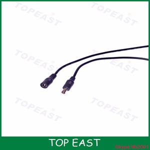 <strong>DC</strong> <strong>Power</strong> <strong>Cable</strong> 5.5/2.1mm Male to Female with Wire Solder 30cm or More Black for CCTV Camera - Product Image 4