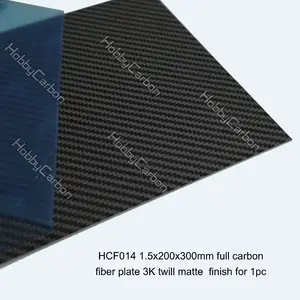 Precio de fábrica HCT023 4mm placa de carbono CNC personalizado de fibra de carbono hoja laminada