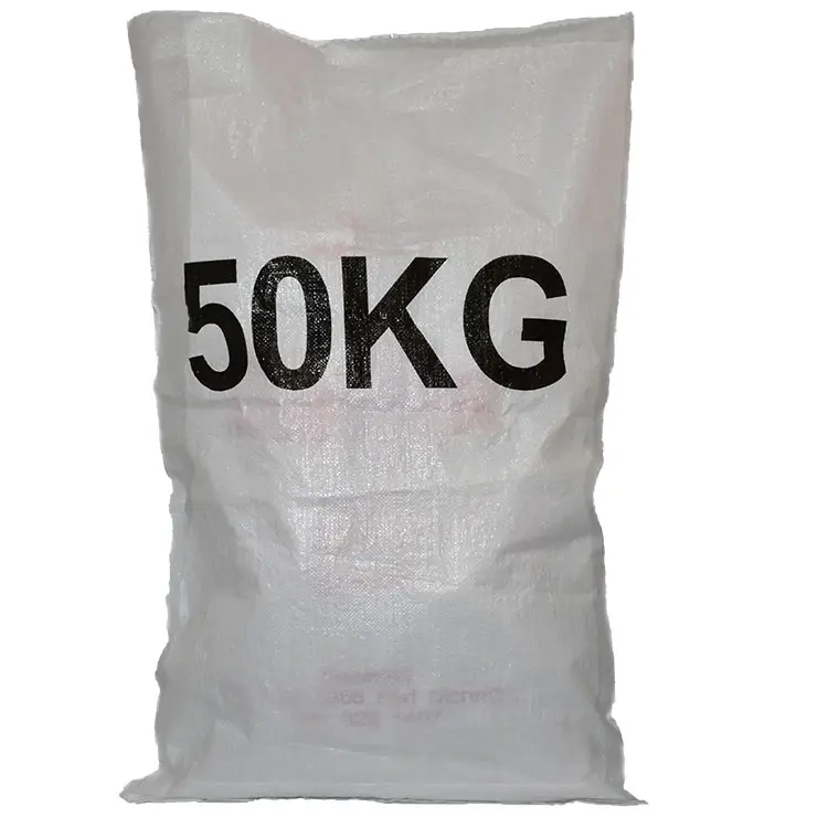 Sac en plastique PP tissé pour les graines, les céréales, le riz et la farine, prix d'usine, nouveau matériau, 50kg