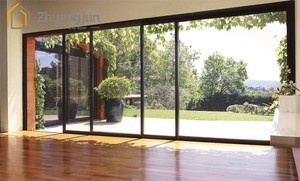 Fornitore della cina in alluminio porta d'ingresso a battente in vetro francese doppio vetro esterno porta del <span class=keywords><strong>garage</strong></span> - Product Image 5