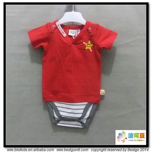 Bkd 100% coton unisexe bébé <span class=keywords><strong>col</strong></span> <span class=keywords><strong>v</strong></span> <span class=keywords><strong>body</strong></span> - Product Image 1