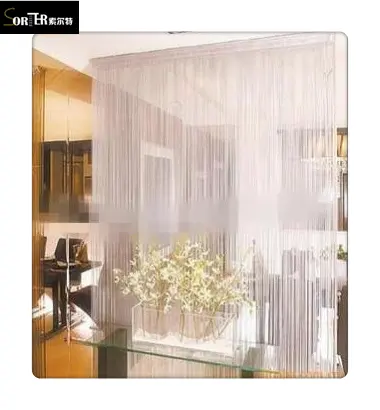 Wholesale cheapest modern decorative fringe string window/door curtain