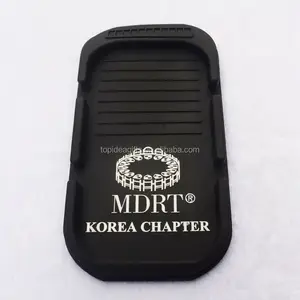 Factory Customized "The Million Dollar Round Table" soft pvc non_slip phone holder pvc non_slip mat . Customized