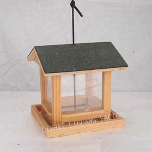 Natuurlijke Huis 100% Gerecycled Materiaal Groothandel Goedkope Houten Vogel Volière/Vogel Feeder/Vogelnest - Product Image 5