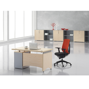 Offre Spéciale mélamine moderne table d'ordinateur/bureau d'ordinateur <span class=keywords><strong>portable</strong></span> bon marché avec 3 tiroirs armoire - Product Image 3