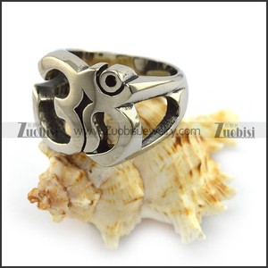 Vintage Boeddhisme Roestvrij Staal Verguld Zilver Gegraveerd Holle Om Mani Padme Hum Mantra Cluster Vinger Ring - Product Image 4