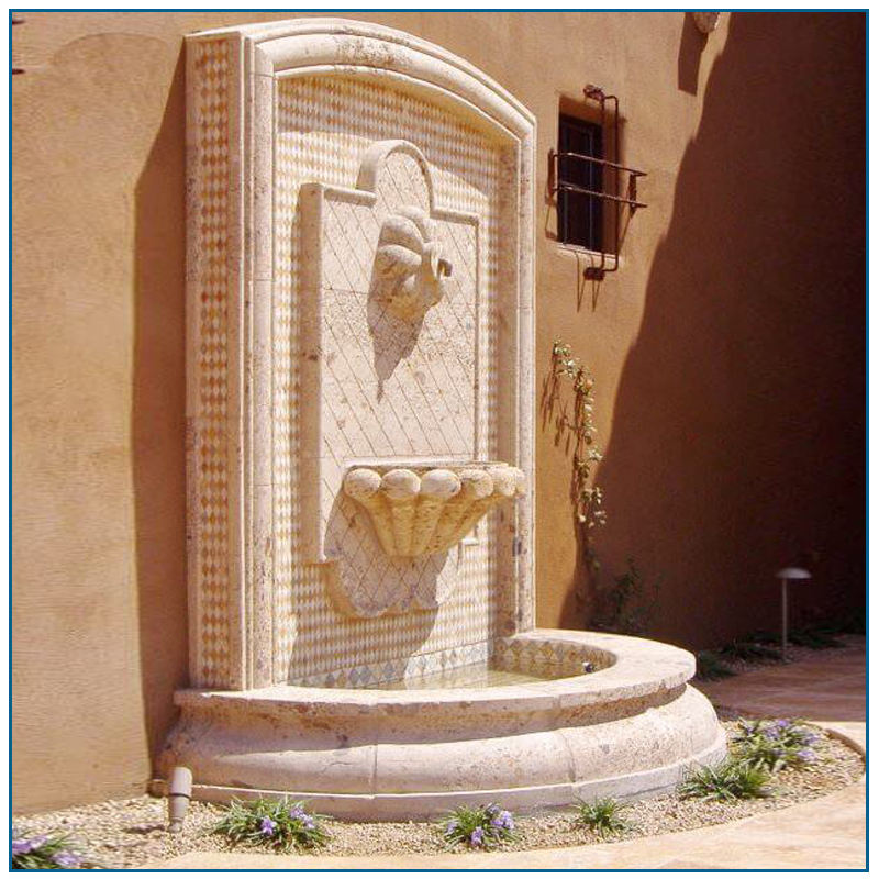 アンティークライオンヘッドウォールファウンテンアンティークウォール