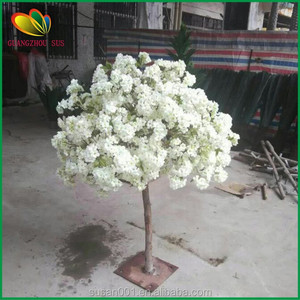 Barato 4ft de seda blanco Cerezo artificial - Product Image 1