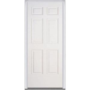 MINGLEI Dalles de porte extérieures en fibre de verre à 6 panneaux et revêtement de porte - Product Image 6