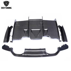 PSM Styling vero carbonio paraurti posteriore Splitter per <span class=keywords><strong>BMW</strong></span> <span class=keywords><strong>F80</strong></span> M3 in fibra di carbonio diffusore posteriore <span class=keywords><strong>F82</strong></span> F83 M4 4 pz paraurti posteriore labbro - Product Image 1