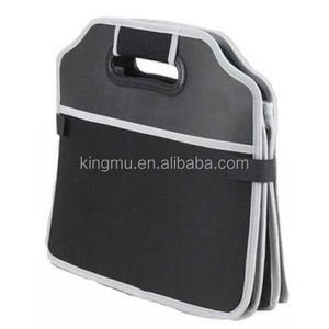 Nero di Grandi Dimensioni In Più Auto Trunk Organizer con 3 Scomparti/Auto Multi-Pocket Organizer Grande Capacità Pieghevole Sacchetto di Immagazzinaggio - Product Image 4