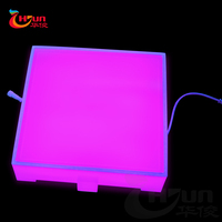 Plancher de danse led de petite taille, décorations lumineuses pour scène, sol de danse en porcelaine, nouveau produit 2019