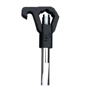 Heavy duty adjustable fire hydrant wrench