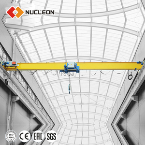 Nucleón eléctrica sola viga Goliat grúa 1 toneladas carretilla pistas 12 V eléctrica grúa de techo - Product Image 2