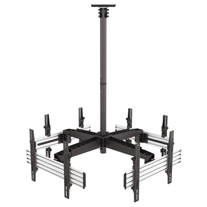 Commerical Side by Side <strong>Wall</strong> Bracket <strong>Mount</strong> <strong>Ceiling</strong> TV <strong>Mount</strong> for Quad Screens