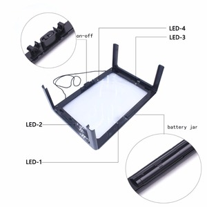 <span class=keywords><strong>Loupe</strong></span> pliable pleine page A4, <span class=keywords><strong>loupe</strong></span> géante 3X mains libres <span class=keywords><strong>avec</strong></span> lumière LED <span class=keywords><strong>pour</strong></span> la lecture - Product Image 4