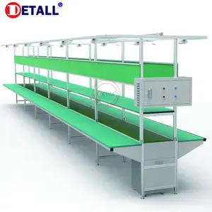 Detall Factory Custom-made Automatic Operation Belt Conveyor Electronics Mobile Phone Assembly Line System For Smart Phone