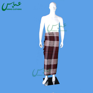 MD017 ABBAS 2021 Abito Musulmano da Uomo di Alta Qualità, Mawaz Sarong in Poliestere, Colori Assortiti, Casual e da Preghiera - Product Image 4