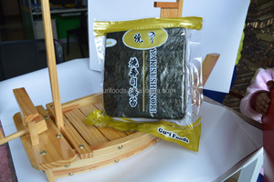 Ouro <span class=keywords><strong>yaki</strong></span> <span class=keywords><strong>sushi</strong></span> <span class=keywords><strong>nori</strong></span> de algas marinhas 100 folhas - Product Image 3