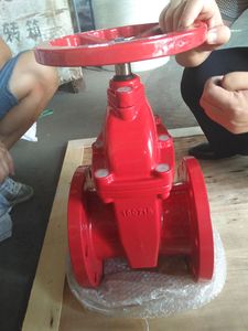 BS5163/DIN3352 F4/F5 DN50-DN1200เหล็กดัด <span class=keywords><strong>Sluice</strong></span> วาล์วประตูนั่งยืดหยุ่น - Product Image 5